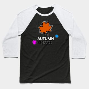 Autumn Coffee Baseball T-Shirt